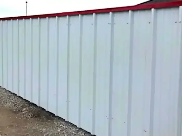 A finished fence installation by Aaron Fence in Tulsa